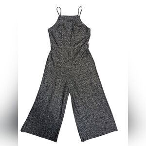 Sparkly Black Halter Jumpsuit